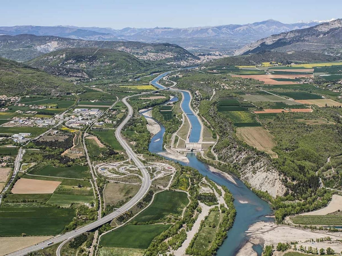Prises de vues aeriennes de la Vallée de la  Durance.